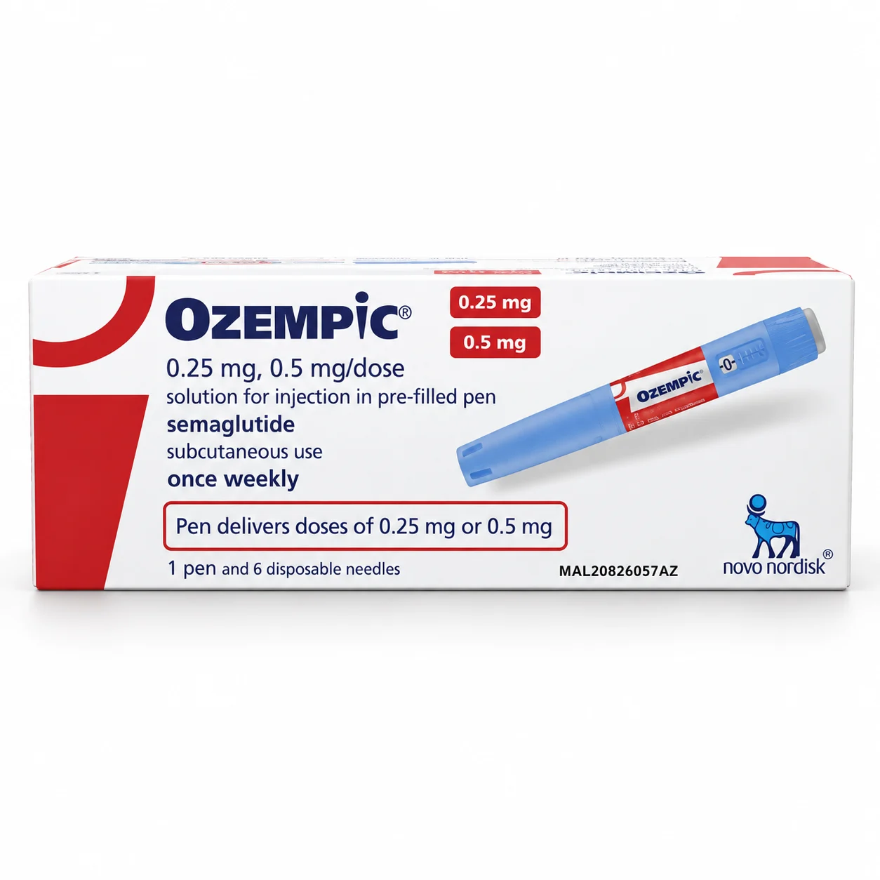 Ozempic 0.25mg / 0.5mg Injection