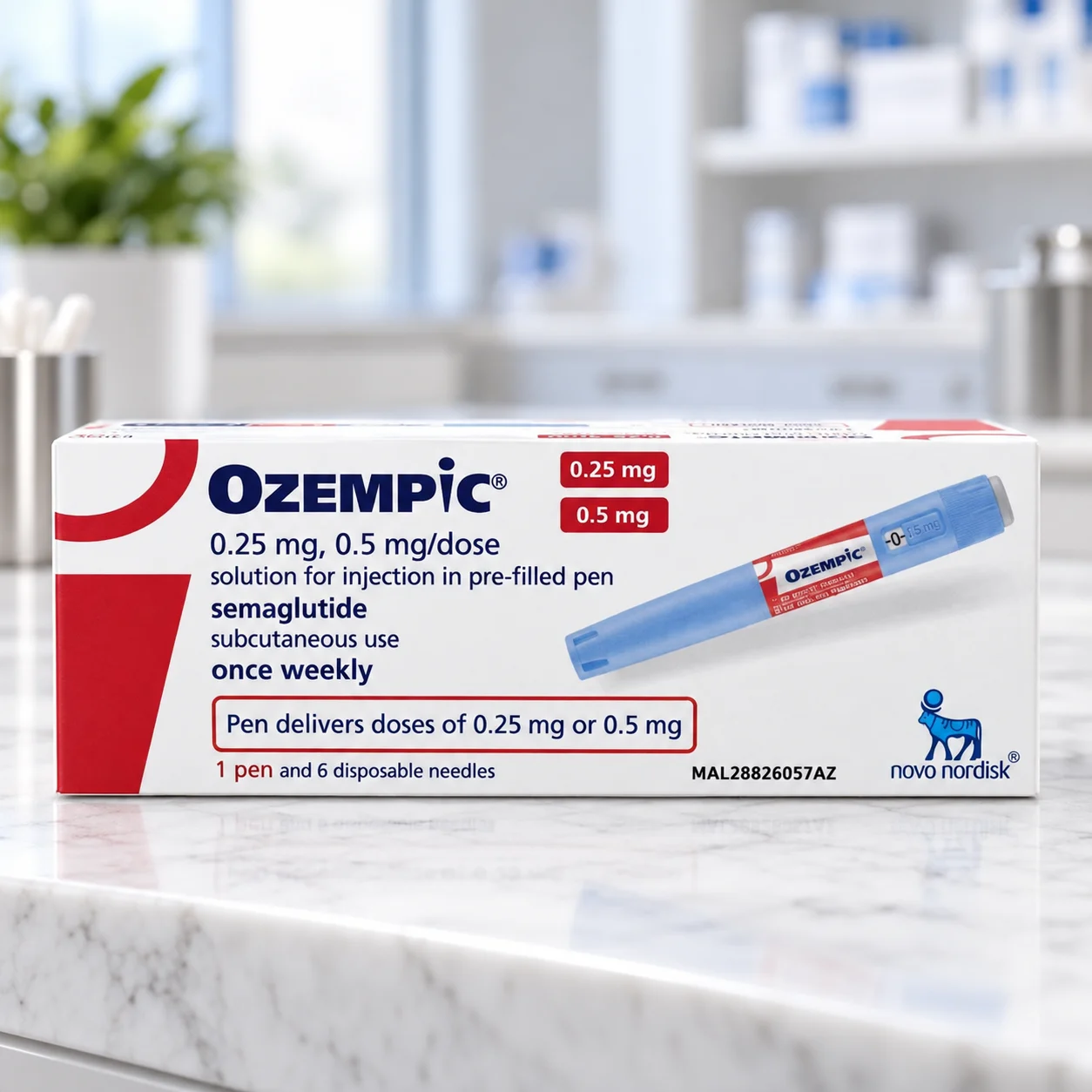 Ozempic 0.25mg / 0.5mg Injection