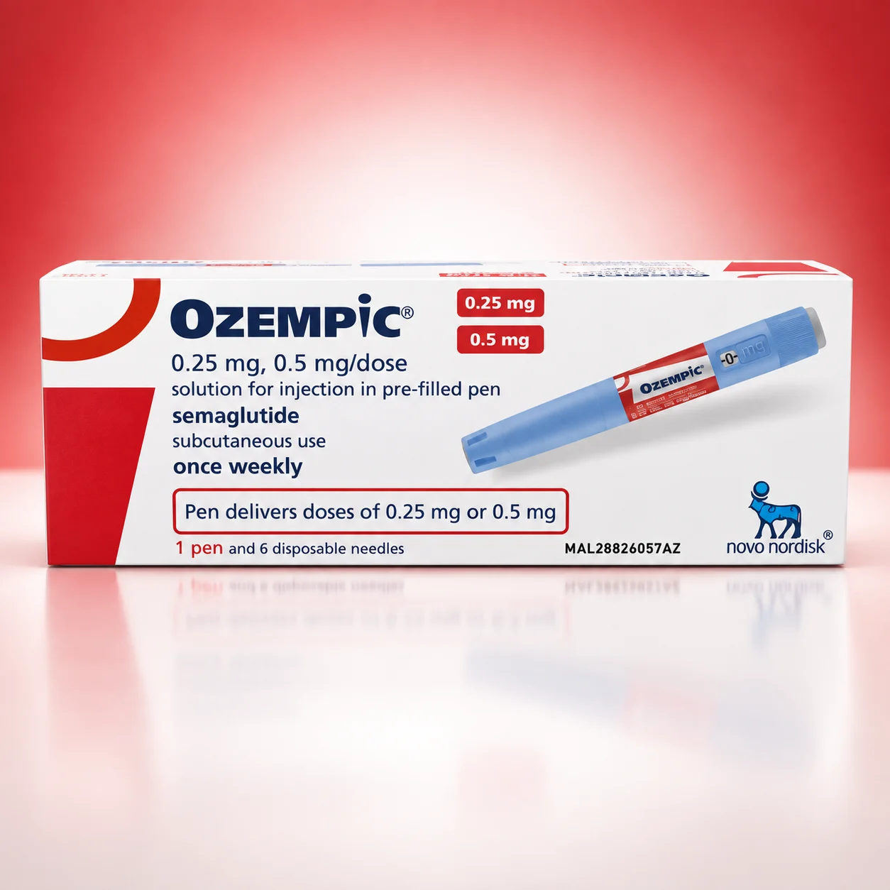 Ozempic 0.25mg / 0.5mg Injection