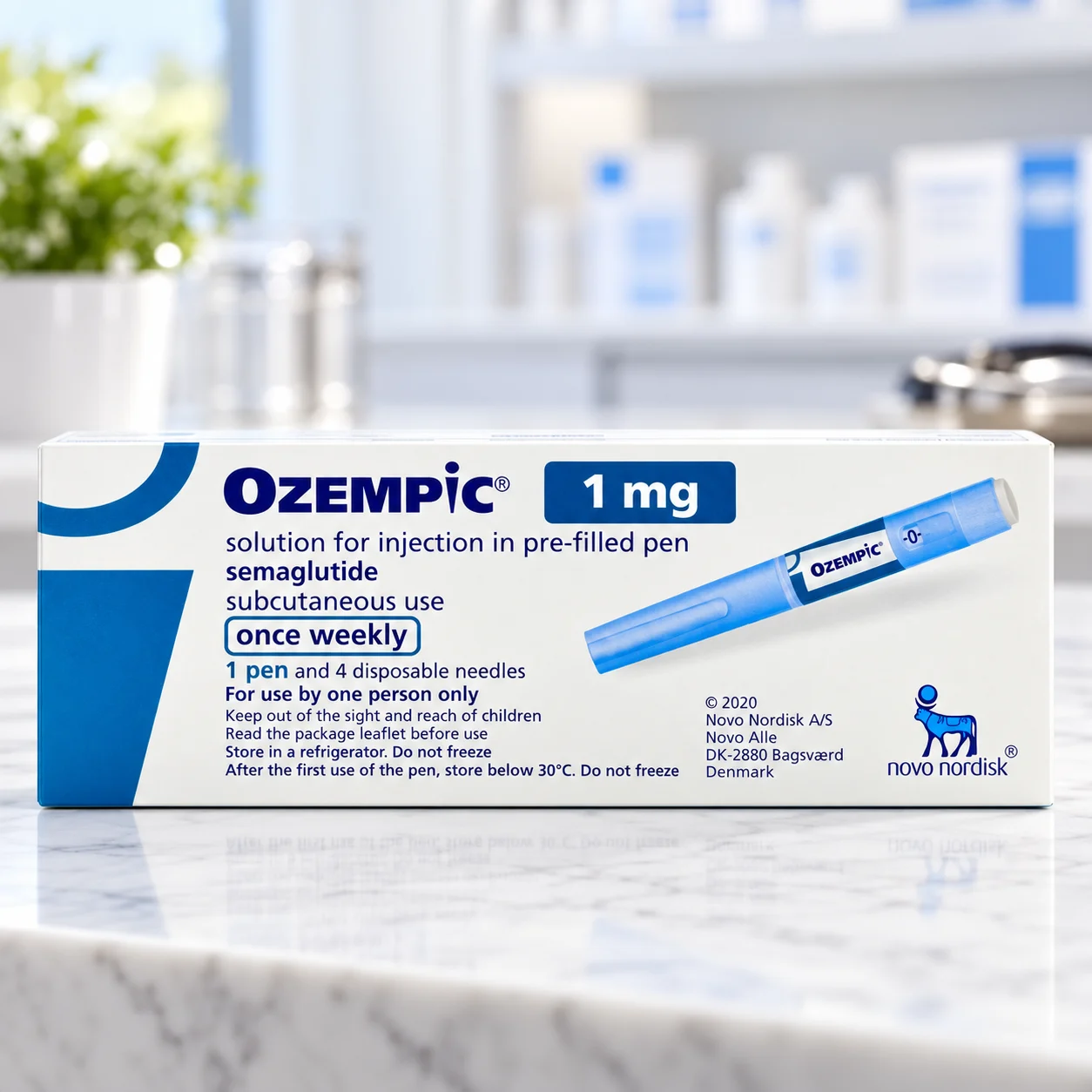 Ozempic 1mg + 4 Needles